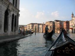 Going with Gondola in Venice